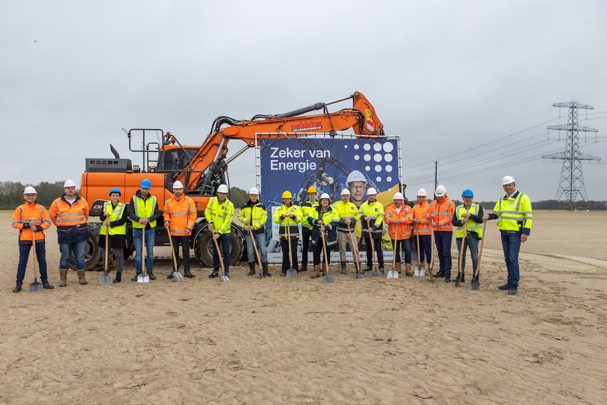 Start bouw hoogspanningsstation bedrijventerrein Zuid-Groningen Ter Apelkanaal