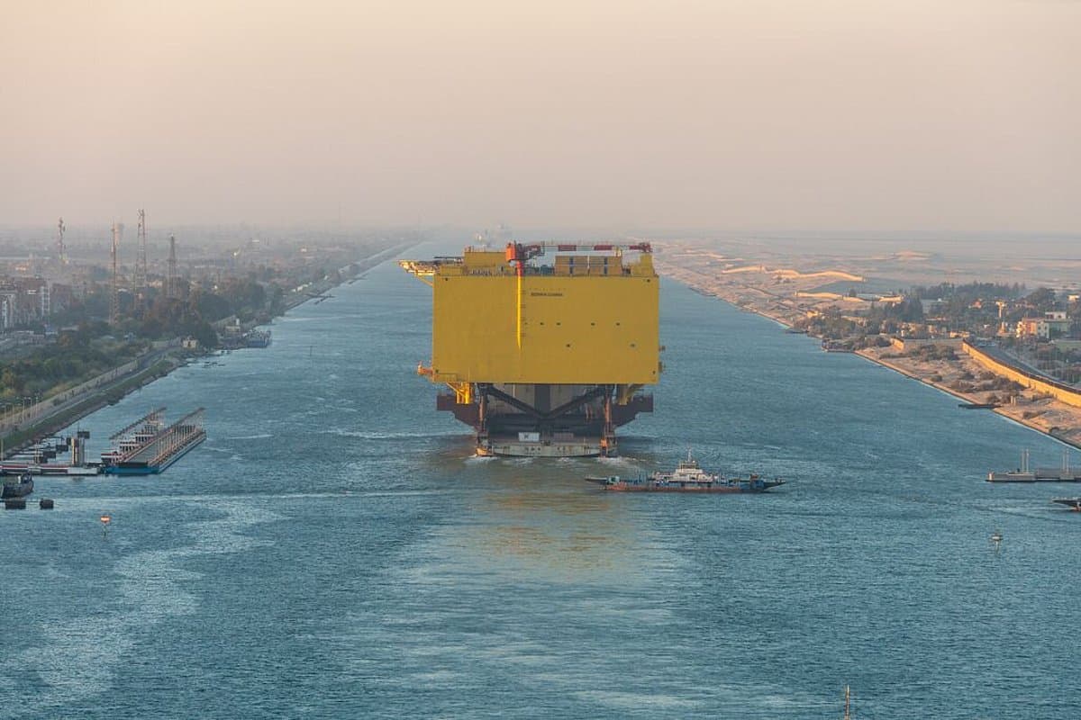 BorWin gamma Transport Suezkanal