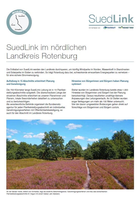 SuedLink Steckbrief Rotenburg Thumbnail