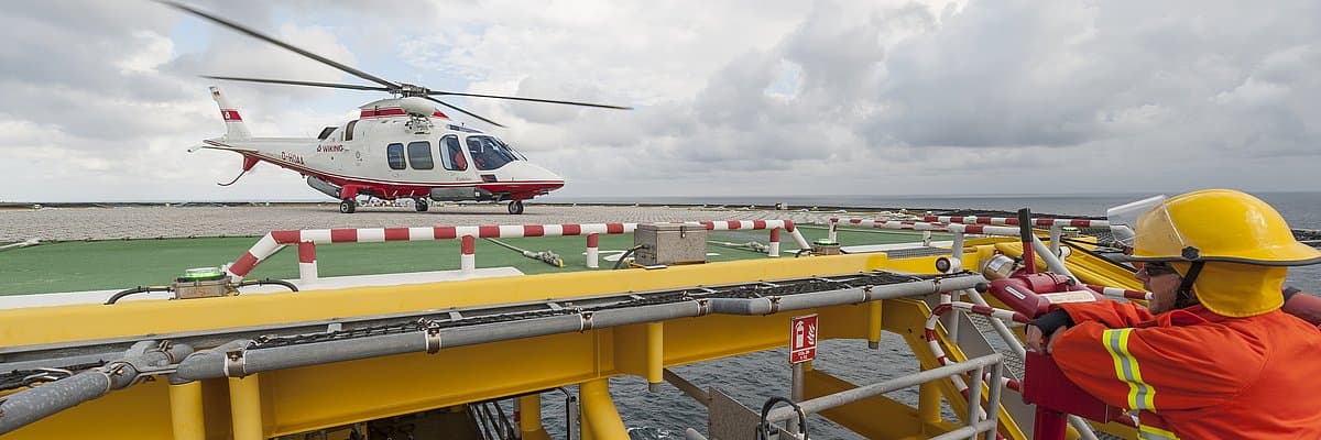 Helicopter deck