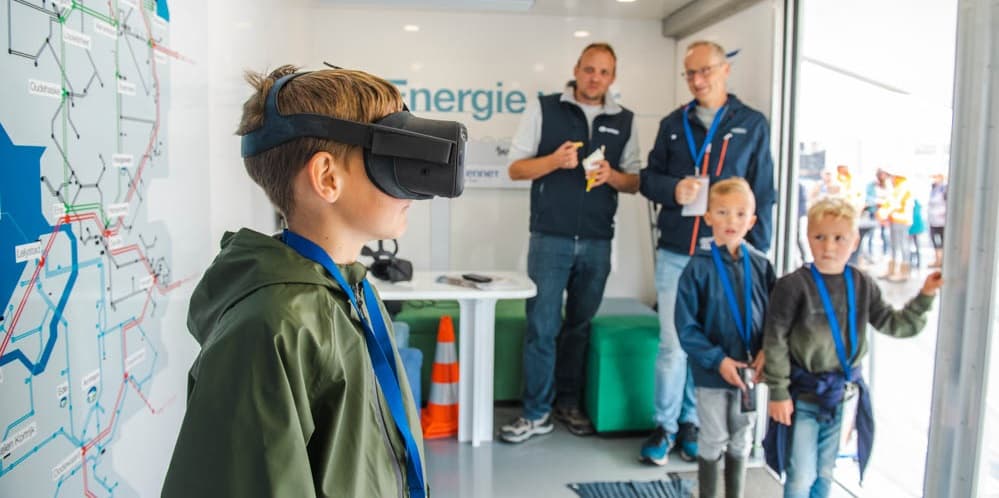 VR Experience tijdens de Open Energiedag 2022